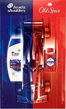 Подарочный набор: Шампунь против перхоти Head&Shoulders Old Spice 330 мл + Твердый дезодорант Old Spice Whitewater 50 мл
