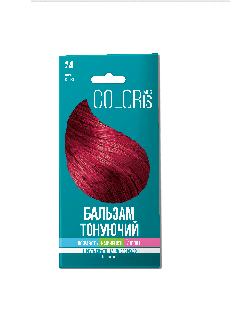 Miss Coloris Бальзам тонирующий для волос Дикая вишня №24, 30мл