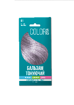 Miss Coloris Бальзам тонирующий для волос Пепелисто-платиновый №81, 30мл