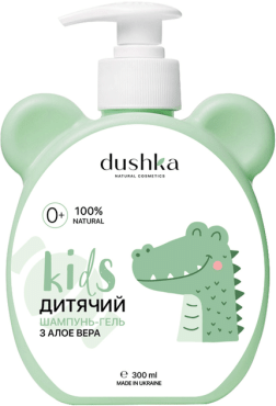 Dushka шампунь-гель детский Алоэ вера, 300мл