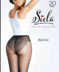 SIELA Колготы женские BIKINI 20 nero, размер 2