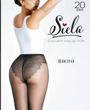 SIELA Колготы женские BIKINI 20 nero, размер 2