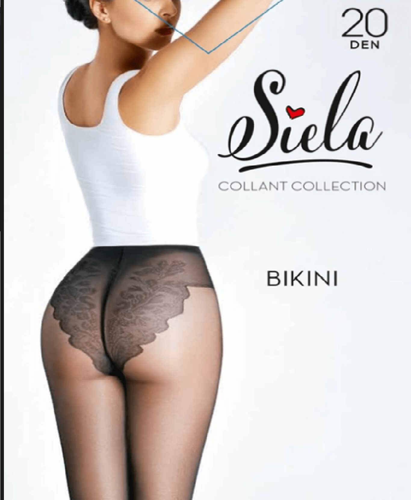SIELA Колготи жіночі BIKINI 20 nero, розмір 2