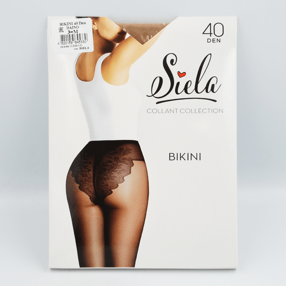 SIELA Колготи жіночі BIKINI 40 daino, розмір 3