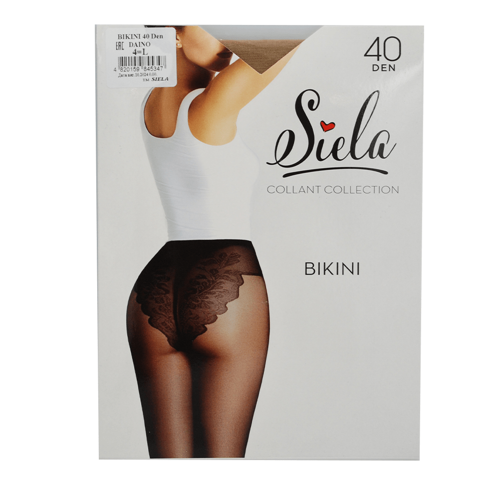 SIELA Колготи жіночі BIKINI 40 daino, розмір 4