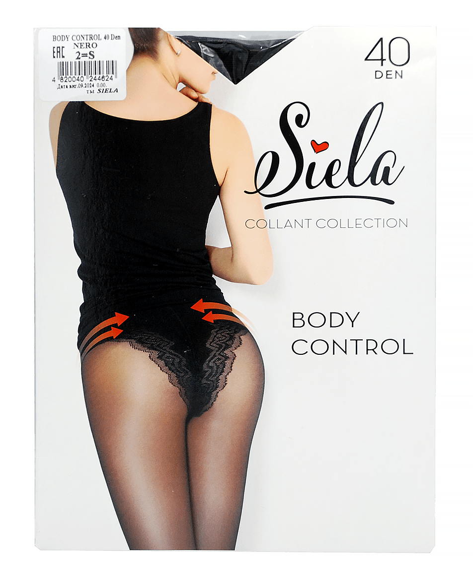 SIELA Колготи жіночі BODY CONTROL 40 nero, розмір 2