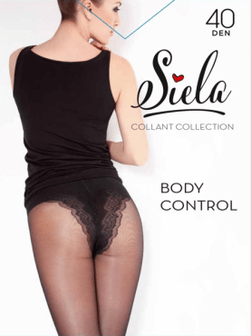 SIELA Колготи жіночі BODY CONTROL 40 nero, р.4