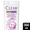 Шампунь для волос против перхоти CLEAR Coloured&Damaged hair repair для окрашенных и поврежденных, 360 мл фото 2