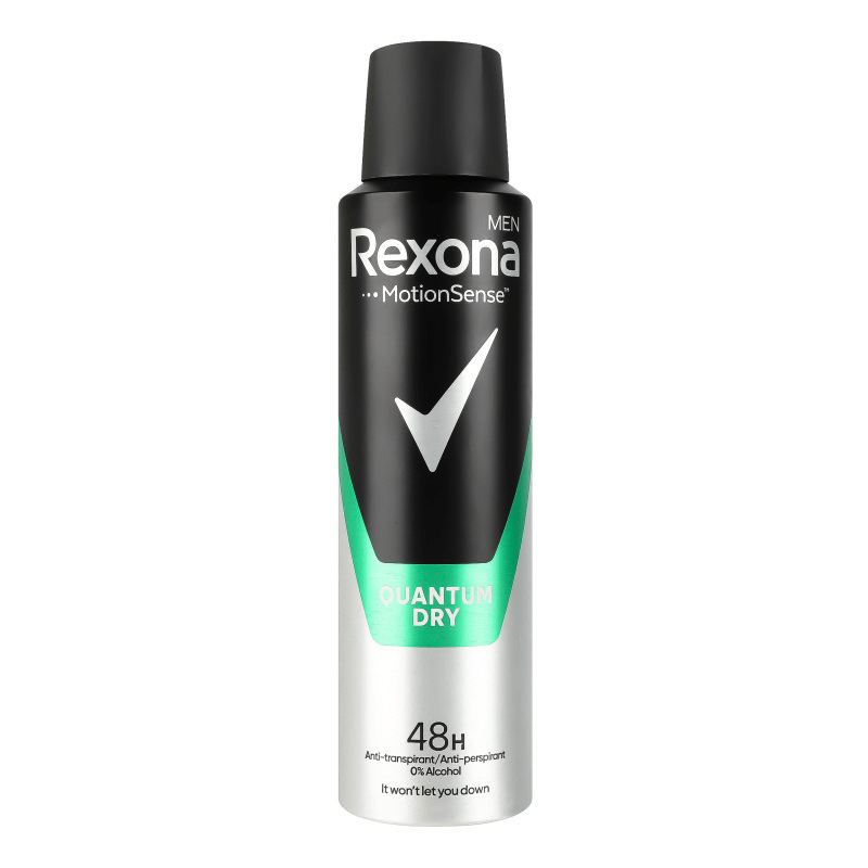 Антиперспірант-аерозоль Rexona Men Квант сухості 150 мл (8717644320396)