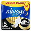 Гігієнічні прокладки Always Ultra Secure Night Extra Розмір 5 10 шт