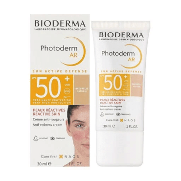 Тональный крем солнцезащитный BIODERMA Photoderm AR natural SPF50+, 30 мл фото 1