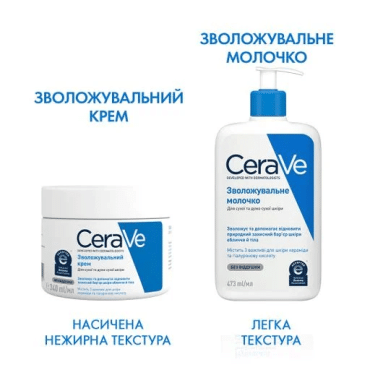 Крем для лица и тела CeraVe увлажняющий для сухой и очень сухой кожи, 340г фото 9