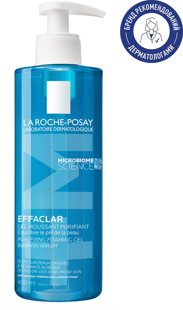Гель-мус д/обличчя La Roche-Posay для очищення проблемної шкіри Effaclar 400 мл