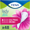 Tena Lady Прокладки гигиенические урологические Slim Ultra Mini, капель 1, 48 шт
