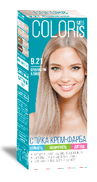 Фарба для волосся Miss Coloris №9.21 Сріблястий блонд