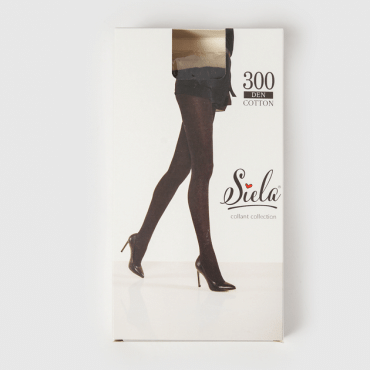 SIELA Колготи жіночі  COTTON 300 nero-2