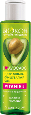 Гідрофільна олія для обличчя Biokon I Love Avocado з вітаміном Е, 110мл