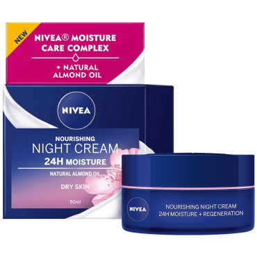 Nivea Крем для лица интенсивное ночное увлажнение для чувствительной кожи Nourishing Night For Dry To Sensetive Skin 50 мл