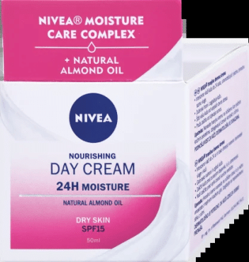 Nivea Крем для обличчя живильне інтенсивне зволоження24 години для сухої шкіри з SPF 15, 50мл