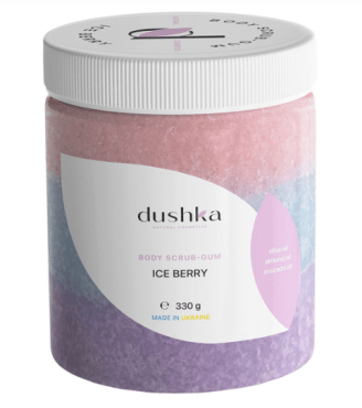 Скраб-жуйка для тіла Dushka Ice Berry, 330 г