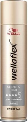 Лак для волосся wellaflex блиск і фіксація 250 мл