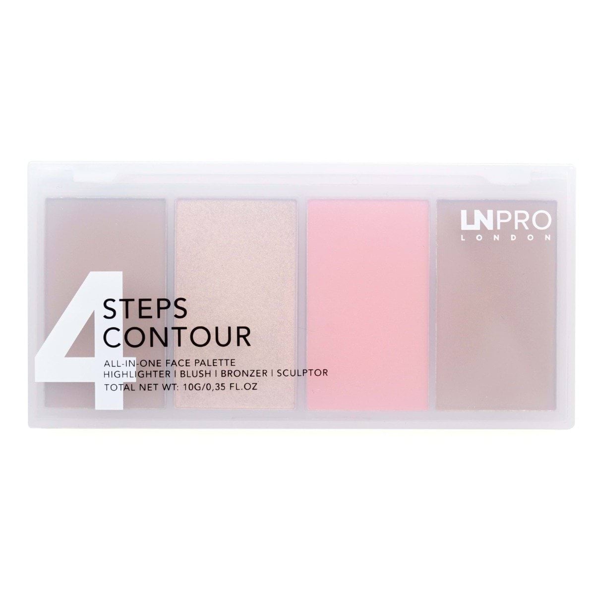 Палітра для контурингу обличчя LN PRO 4 Steps 4 Contour №103, 10 г