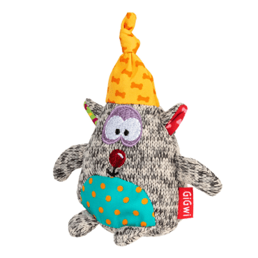 GiGwi Plush Friendz игрушка для собак медведь с пищалкой, текстиль, 10 см