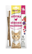 GimCat Superfood Duo-Sticks ласощі для котів м’ясні палички з куркою та лісовими ягодами, 15г