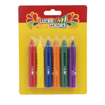 Кольорові олівці для ванної Lucky Colors, 6 шт