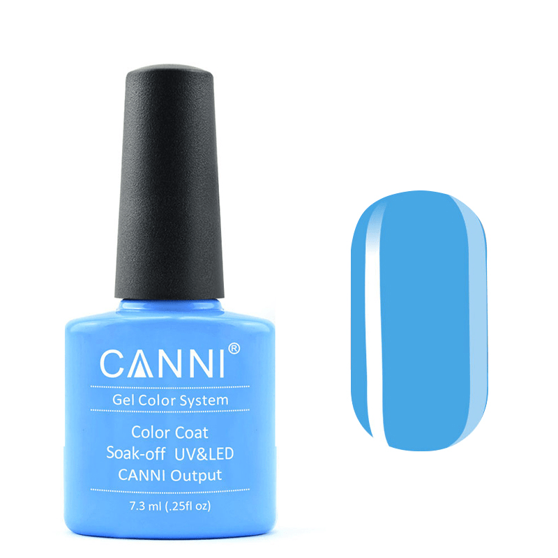 CANNI Гель-лак 230 класичний блакитний, 7,3мл
