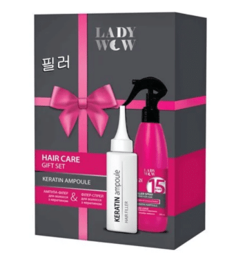 Подарунковий набір догляд за волоссям  Lady Wow Filler hair