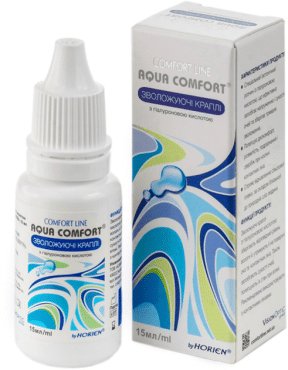 Comfort Line краплі зволожуючі з гіалуроновою кислотою Aqua comfort, 15мл