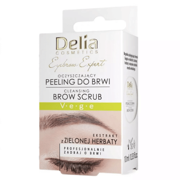 Delia пілінг для брів очищаючий EYEBROW EXPERT, 10мл