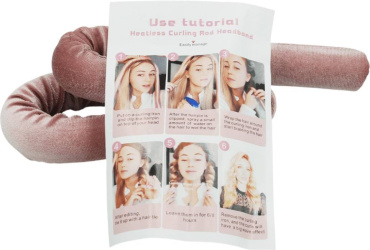 Набір Violetta для створення локонів (валик, 1 краб, 2 резинки) 1 шт фото 1