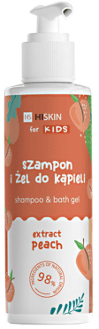 HISKIN for KIDS шампунь та гель для купання Персик, 280мл