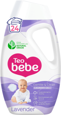 Гель для прання дитячої білизни Teo Bebe Lavender, 24 прання,1.08 л