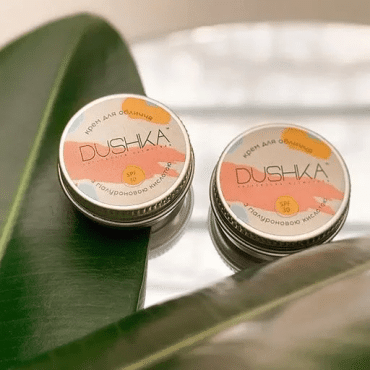 Крем для обличчя Dushka Сонцезахисний та зволожувальний із SPF30, 10 мл фото 1