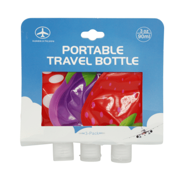 Набор мягких дорожных емкостей YUMO Portable Travel Bottle 90 мл, 3 шт