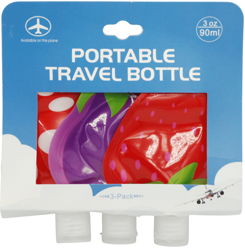 Набор мягких дорожных емкостей YUMO Portable Travel Bottle 90 мл 3 шт