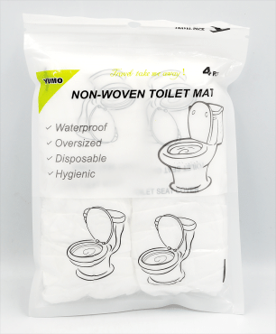Накладки на сидіння унітазу одноразові Toilet mat, 4 шт