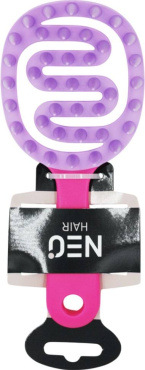 Щетка массажная NEO hair продувная маленькая розовая