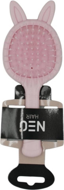 Щітка масажна дитяча NEO hair продувна з вушками рожева