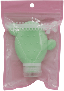 Силіконова ємність для косметики у формі кактуса 1 шт