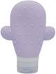Силіконова ємність для косметики у формі лавандового кактуса 1 шт