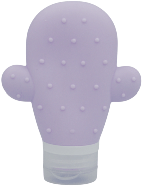 Силіконова ємність для косметики у формі лавандового кактуса 1 шт