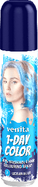 Venita спрей тонирующий 1-DAY Color ocean blue, 50мл