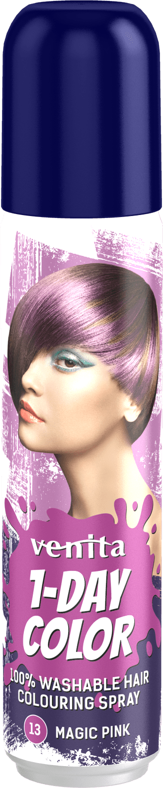 Спрей тонуючий Venita 1-DAY Color magic pink 50 мл