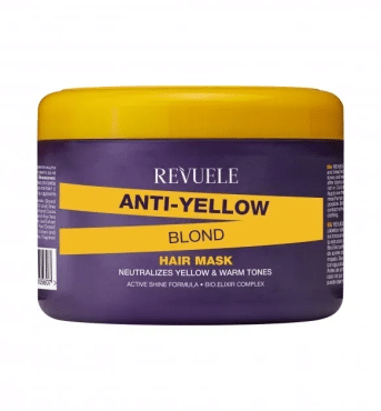 Маска для світлого волосся з антижовтим ефектом Revuele ANTI-YELLOW BLOND, 500 мл