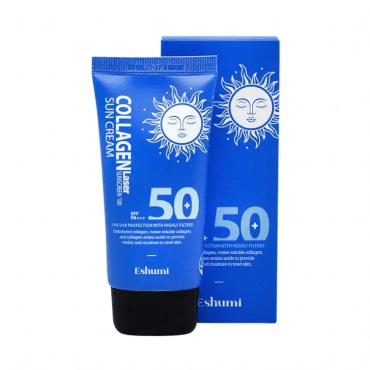Eshumi крем для лица увлажняющий солнцезащитный Collagen SPF50+, 70мл