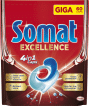 Капсулы для посудомоечной машины Somat Excellence 4в1, 60 шт